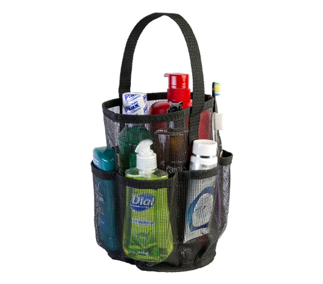 Canvas Black Mesh Tote - STRONGEST Shower Bag - Seriously Strong