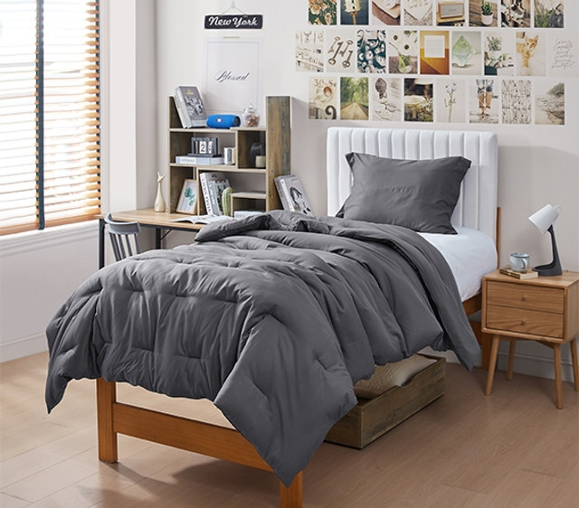 Lightweight Twin XL Comforter Set Breathable Cooling Bedding Set Dark Gray Dorm Decor Ideas Lightweight Twin XL Comforter Set Breathable Cooling Bedding Set Dark Gray Dorm Decor Ideas