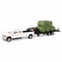 Ford 1:32 Scale F-350 Pickup with Gooseneck Trailer and Bales 46631