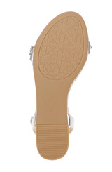 Silver | Ohara Minimalist Crystal Adorned Flats