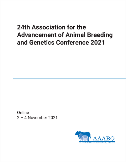 ASSOCIATION FOR THE ADVANCEMENT OF ANIMAL BREEDING AND GENETICS. BIENNIAL CONFERENCE. 24TH 2021.