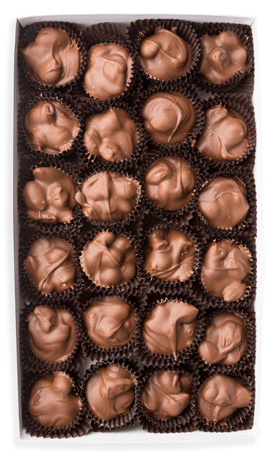 Select almonds smothered with our milk chocolate
