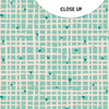 Mint Grid 12x12 Scrapbooking Paper