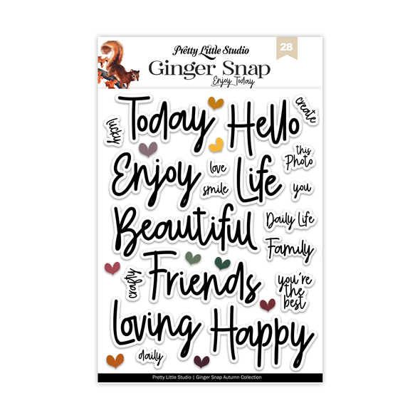Stickers | Enjoy Today | Clear