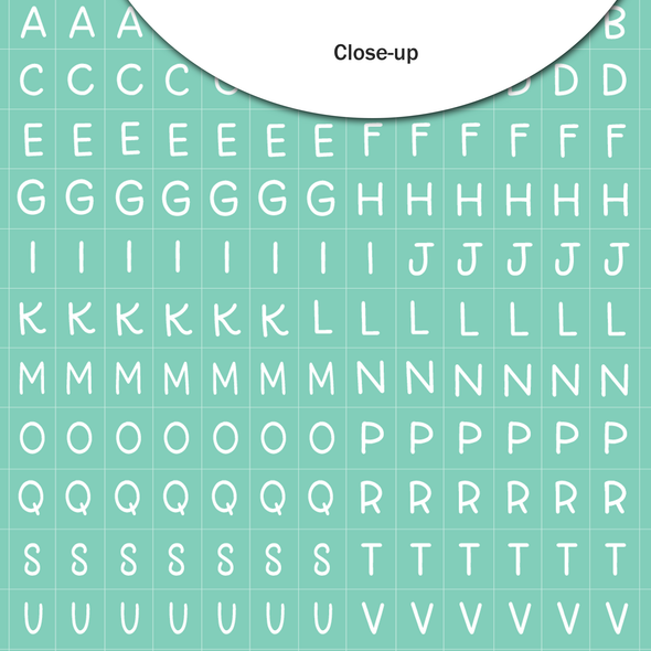 Stickers | Tile ABC | Peppermint