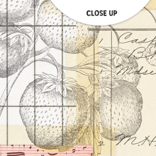 Vintage Pink 12x12 Scrapbooking Paper