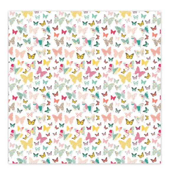 Butterfly 12x12 Scrapbooking paper