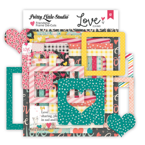 Brightly colored frame die-cuts in different shapes and colors. Great for paper crafts, scrapbooking, junk journals, planners and more.