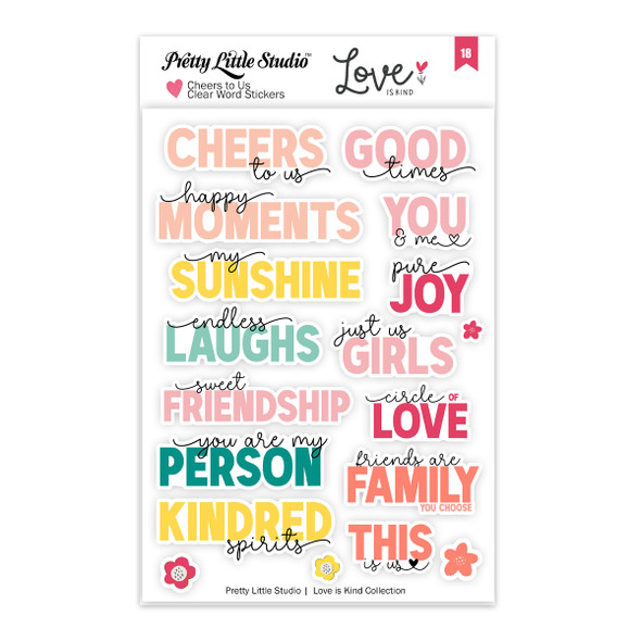 What a delightful combination! It sounds like you're surrounded by a burst of sunshine and positivity. These word clear stickers are perfect for paper crafting, adding a playful and whimsical touch to cards, scrapbook pages, and other projects.