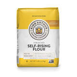 Unbleached Self-Rising Flour packaging, image opens a dialog.
