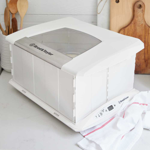 Folding Bread Proofer and Slow Cooker on counter top