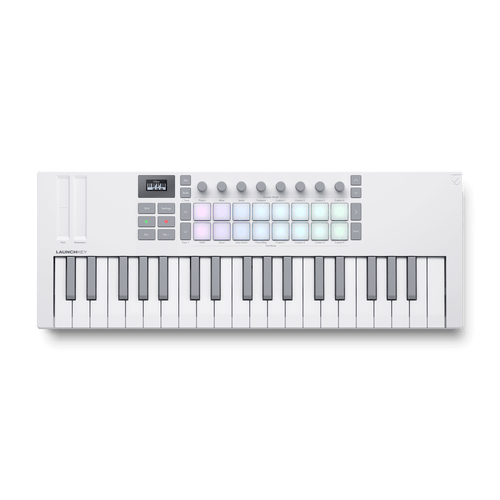 Novation Launchkey Mini 37 White [MK4] Straight Top