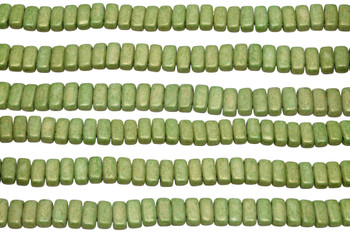 CzechMates® 6x3mm 2 Hole Bricks -- Pacifica Avocado