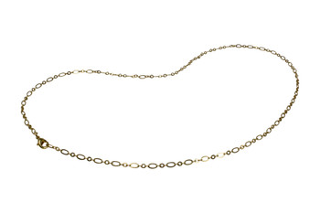 Gold Plated 24" Oval Link Chain Extender