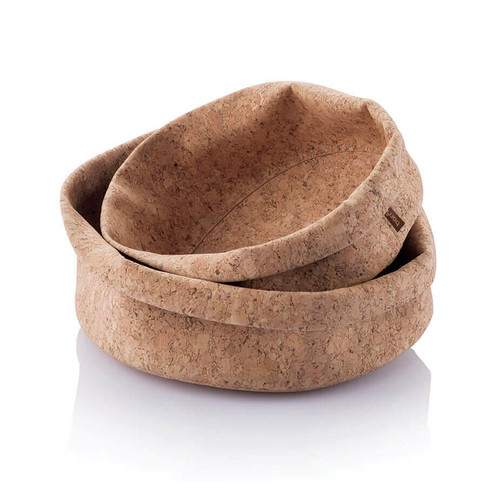 Natural Cork Fabric Bowl