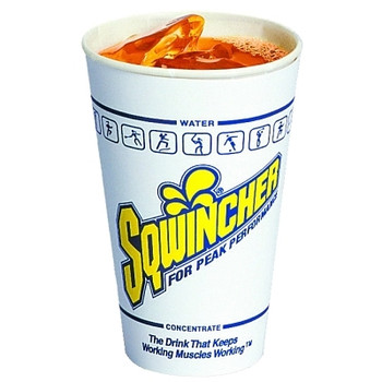 Sqwincher Cups, 12 oz, White; Blue; Yellow (1 CA / CA)