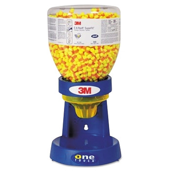 3M Personal Safety Division E-A-Rsoft SuperFit Earplugs, Polyurethane, Red/Yellow, Uncorded (500 PR / BO)