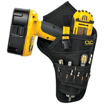 CLC Custom Leather Craft Cordless Drill Holsters, Holds Most T-handle drills, Polyester (2 EA / PK)