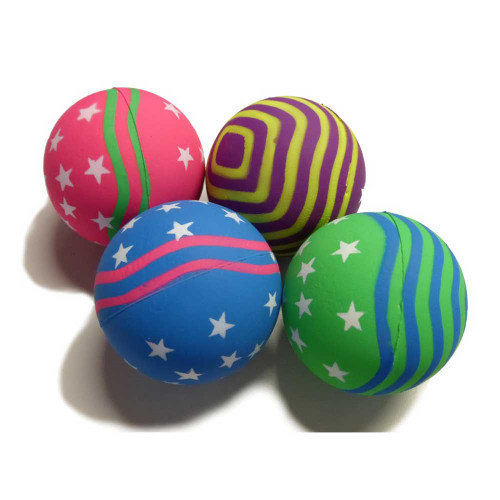 Petface Single Assorted Color Sponge Ball Dog Toy