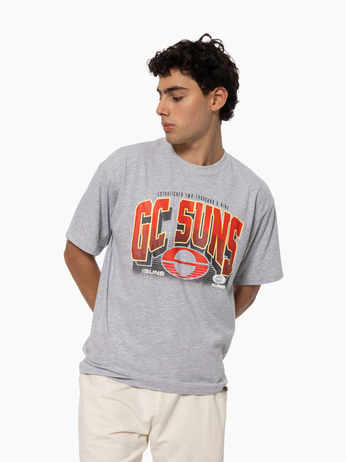 GC SUNS - Grey Wordmark Tee