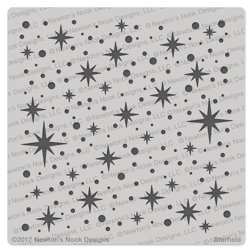Starfield Stencil ©2017 Newton's Nook Designs
