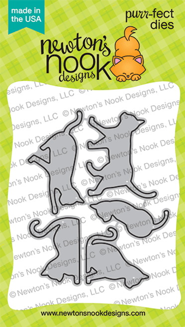 Cat Silhouettes Die Set ©2022 Newton's Nook Designs
