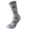 Men's Butterfly Novelty Socks - NVS19674-GRY