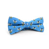 Men's Blue Bee Banded Bow Tie