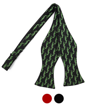 Men's Alligator Self-Tie Freestyle Bow Tie Men's Alligator Self-Tie Freestyle Bow Tie