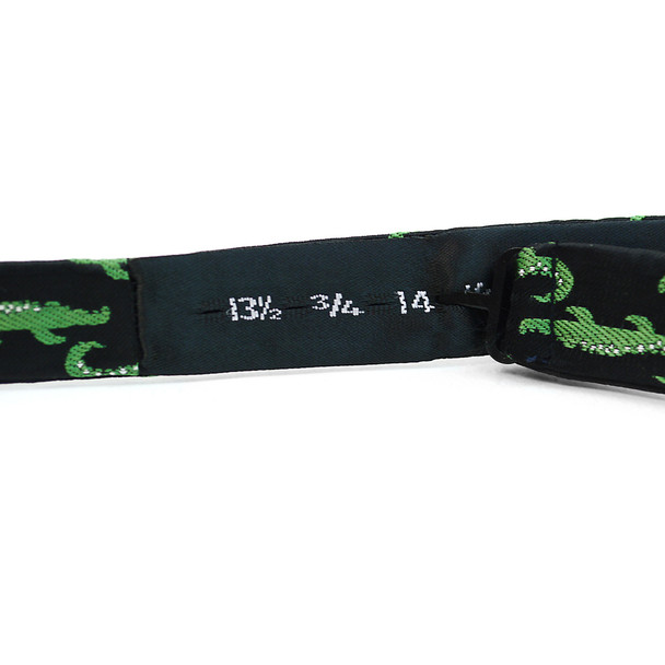 Men's Alligator Self-Tie Freestyle Bow Tie