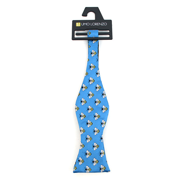 Men's Blue Bee Self-Tie Freestyle Bow Tie