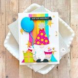 Simple Strips Stamp - For the Gnomies