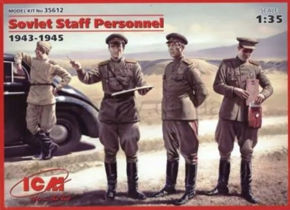 ICM35612 - ICM - 1/35 Soviet Staff Personnel