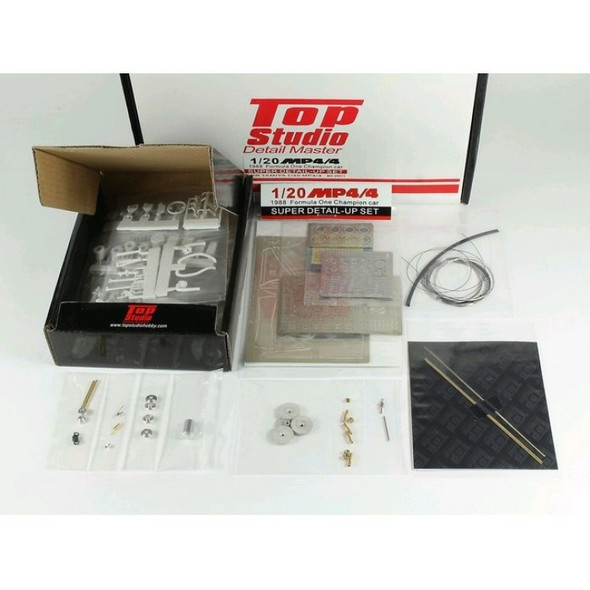 DMPMD29011 - Detail Master Productions 1/20 McLaren MP4/4 1988 Formula One Champion Car Super Detail-Up Set - For Tamiya 1/20 MP4/4