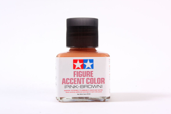 TAM87201 - Tamiya Figure Accent Color Pink Brown - 40ml - Enamel