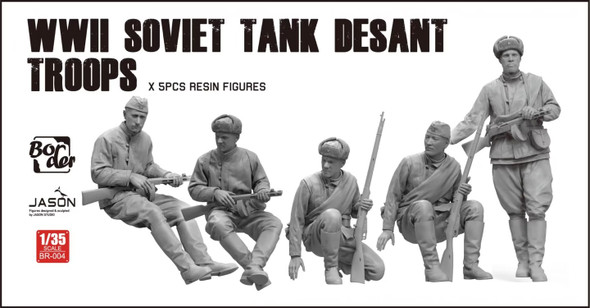 BORBR004 - Border Model 1/35 WWII Soviet Tank Descent Troops
