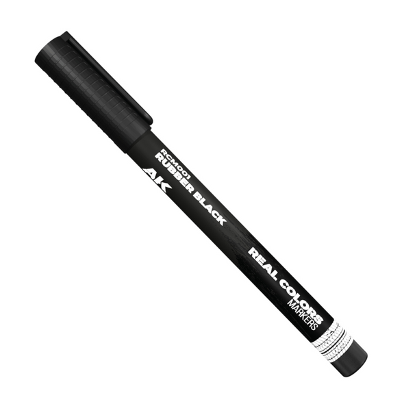 AKIRCM001 AK Interactive Real Colors Markers Rubber Black