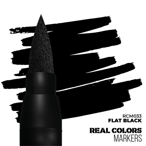 AKIRCM033 AK Interactive Real Colors Markers Flat Black