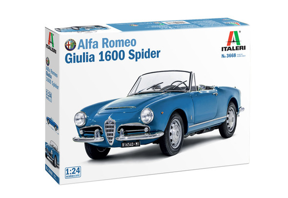 ITA3668 - Italeri 1/24 Alfa Romeo Giulia 1600 Spider