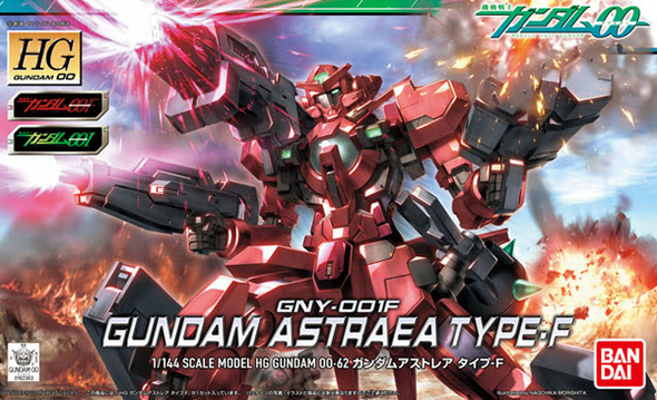 BAN0162363 - Bandai HG 1/144 #62 00 Gundam Astraea Type F