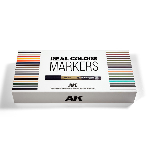 AKIRCM150 - AK Interactive Real Colors Markers Box Set