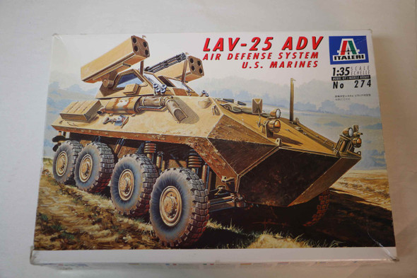 ITA274  - Italeri - 1/35 LAV-25 ADV Air Defense System U.S Marines Pre-owned 10117808