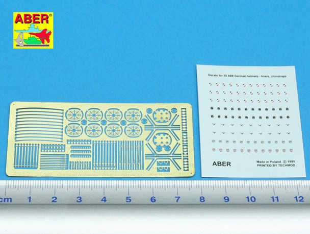 ABE35A69 - ABER 1/35 German Helmet Liners, Straps