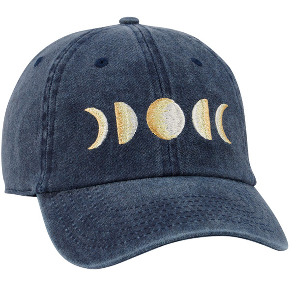 cotton baseball cap featuring an embroidered "It's Just A Phase" embroidery