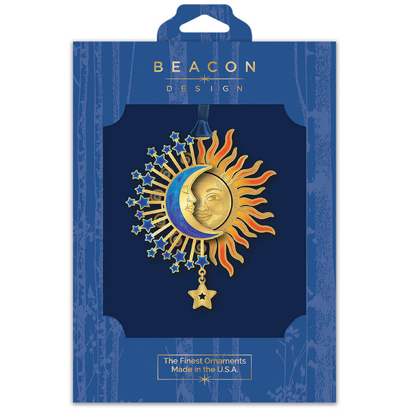 3D Sun & Moon Crescent