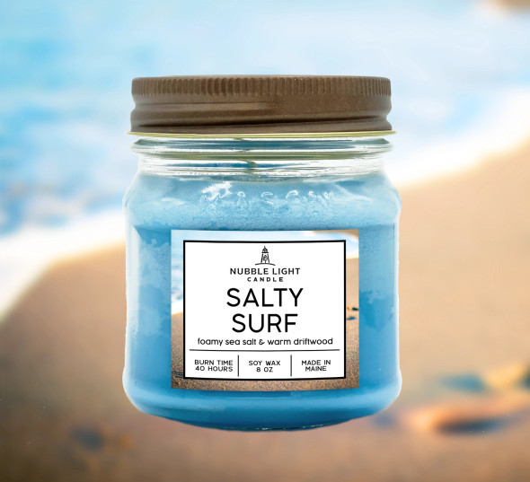 Salty Surf 8oz Scented Soy Candle