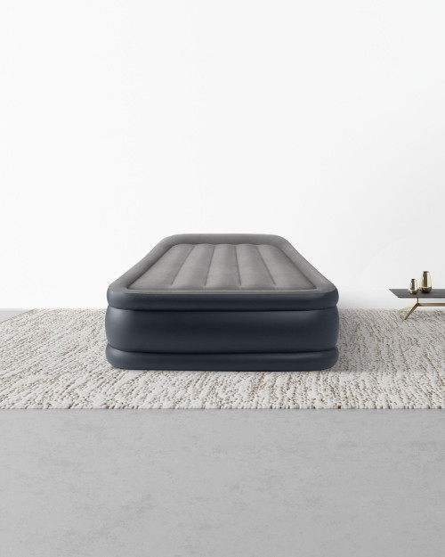 Dura-Beam® Plus Deluxe Pillow Rest Air Mattress 16.5" Twin w/ Built-In Electric Pump