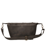 The front view of the London Leather Sling in bull