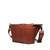The side view of the London Leather sling in chestnut