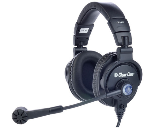 Clear-Com CC-400-X5 Double-Ear Standard Headset w/5-Pin Male XLR